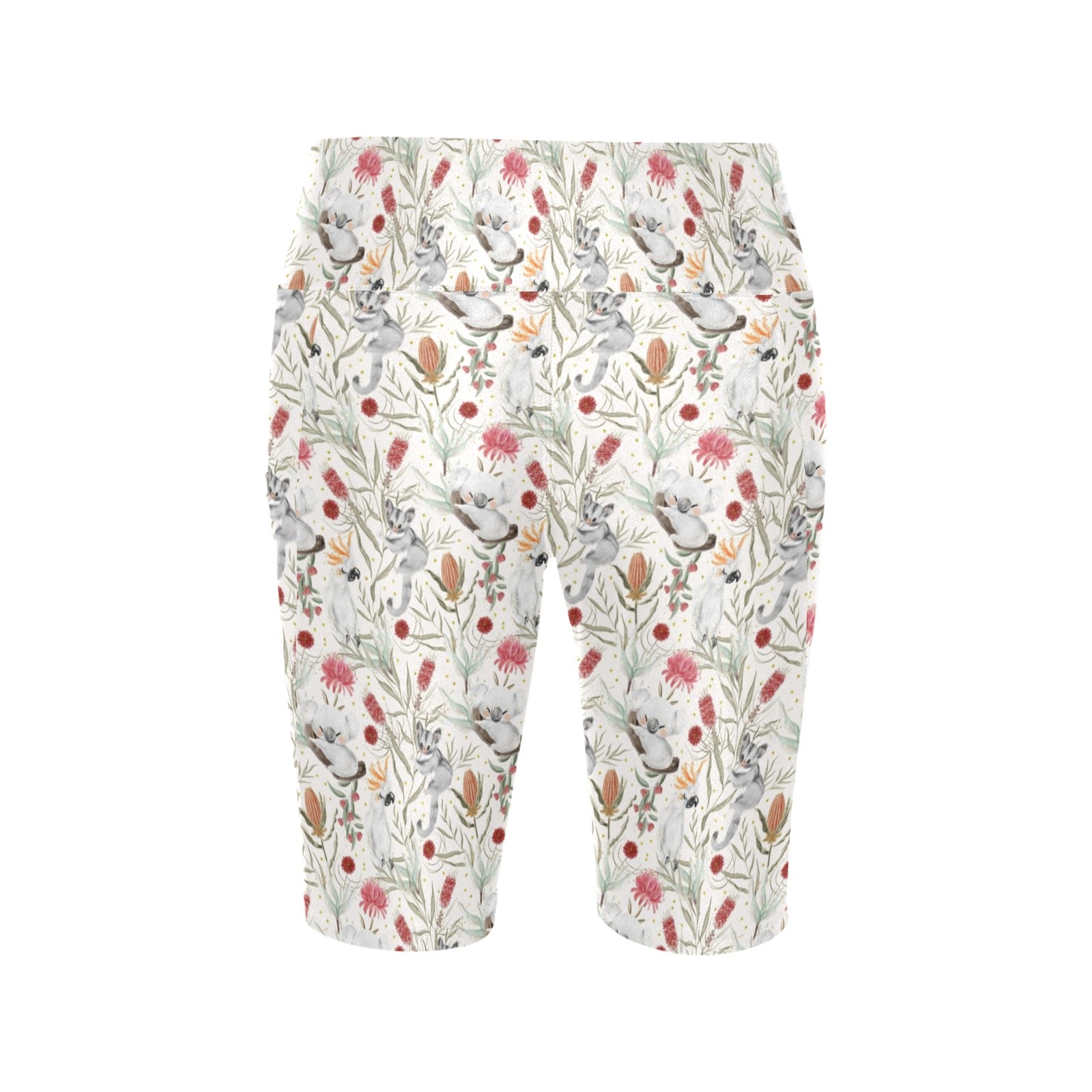 Australian Plants And Animals Women's Bike Shorts With Side Pockets
