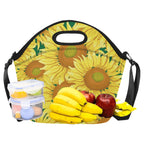 Sunflowers - Neoprene Lunch Bag Neoprene Lunch Bag Printed Offshore