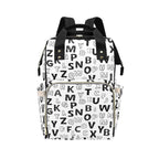 Alphabet - Multi-Function Backpack, Nappy / Diaper Bag