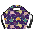 Turtles Neoprene Lunch Bag One Size Neoprene Lunch Bag animal Ocean Printed Offshore