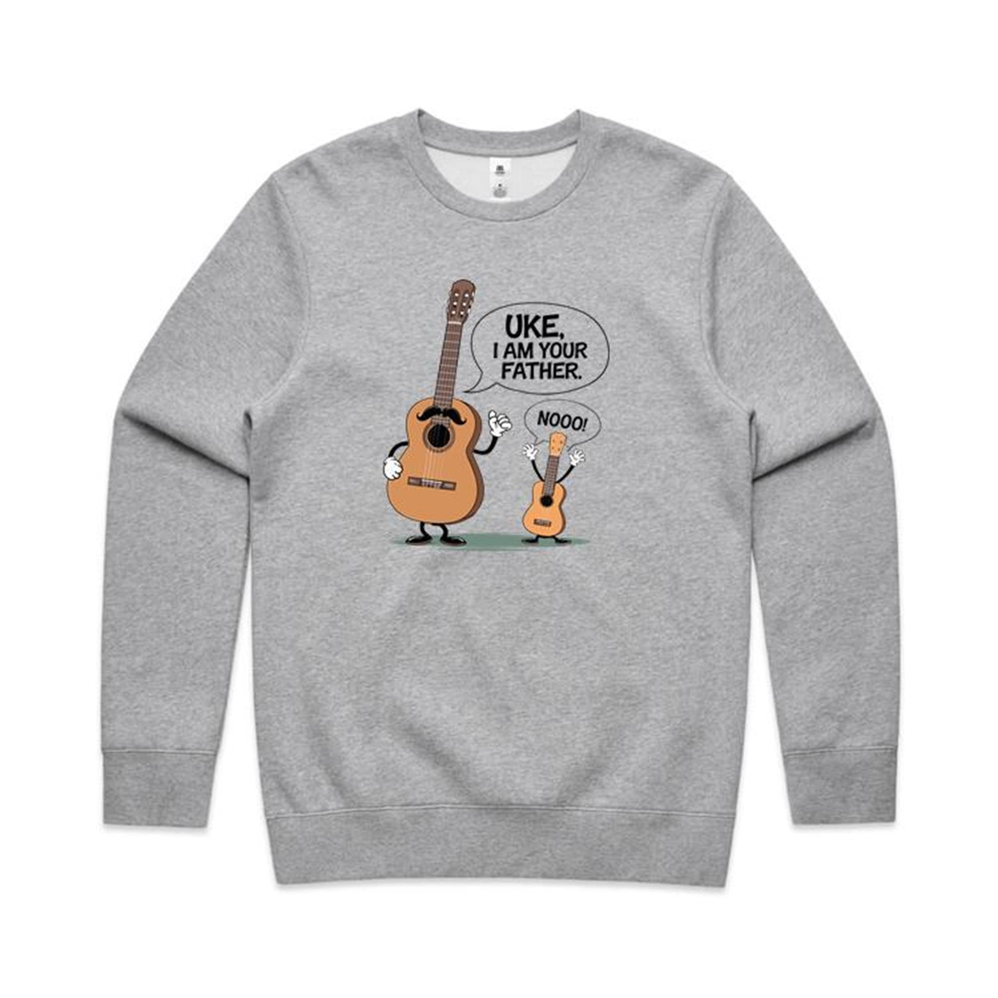 Uke, I Am Your Father, Guitar Ukulele - AS Colour Sweatshirt