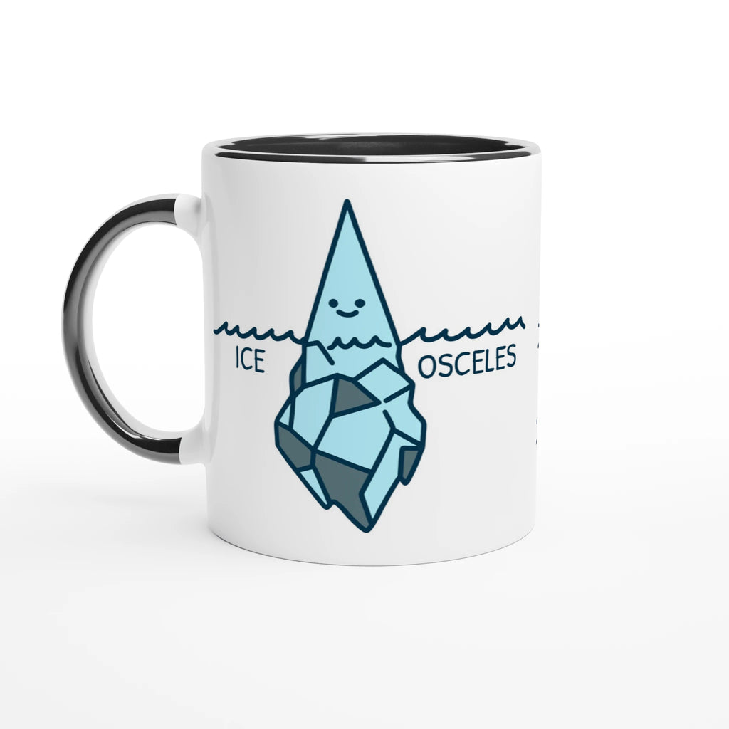Personalise - Ice-Osceles - White 11oz Ceramic Mug Ceramic Black Personalised Mug customise Globally Fulfilled Maths personalise Science