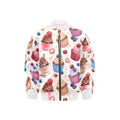 Cupcakes Kids Bomber Jacket XL Kids Bomber Jacket Food Printed Offshore