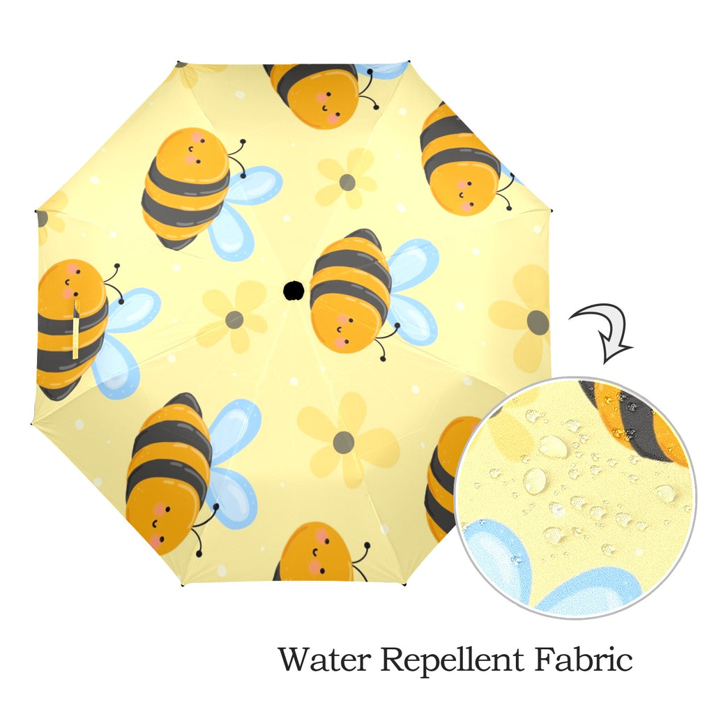 Bright Bees - Semi-Automatic Foldable Umbrella (Model U12) Semi-Automatic Foldable Umbrella (U12)