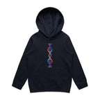 DNA - Kids Hoodie Navy Kids Hoodie Printed In Australia