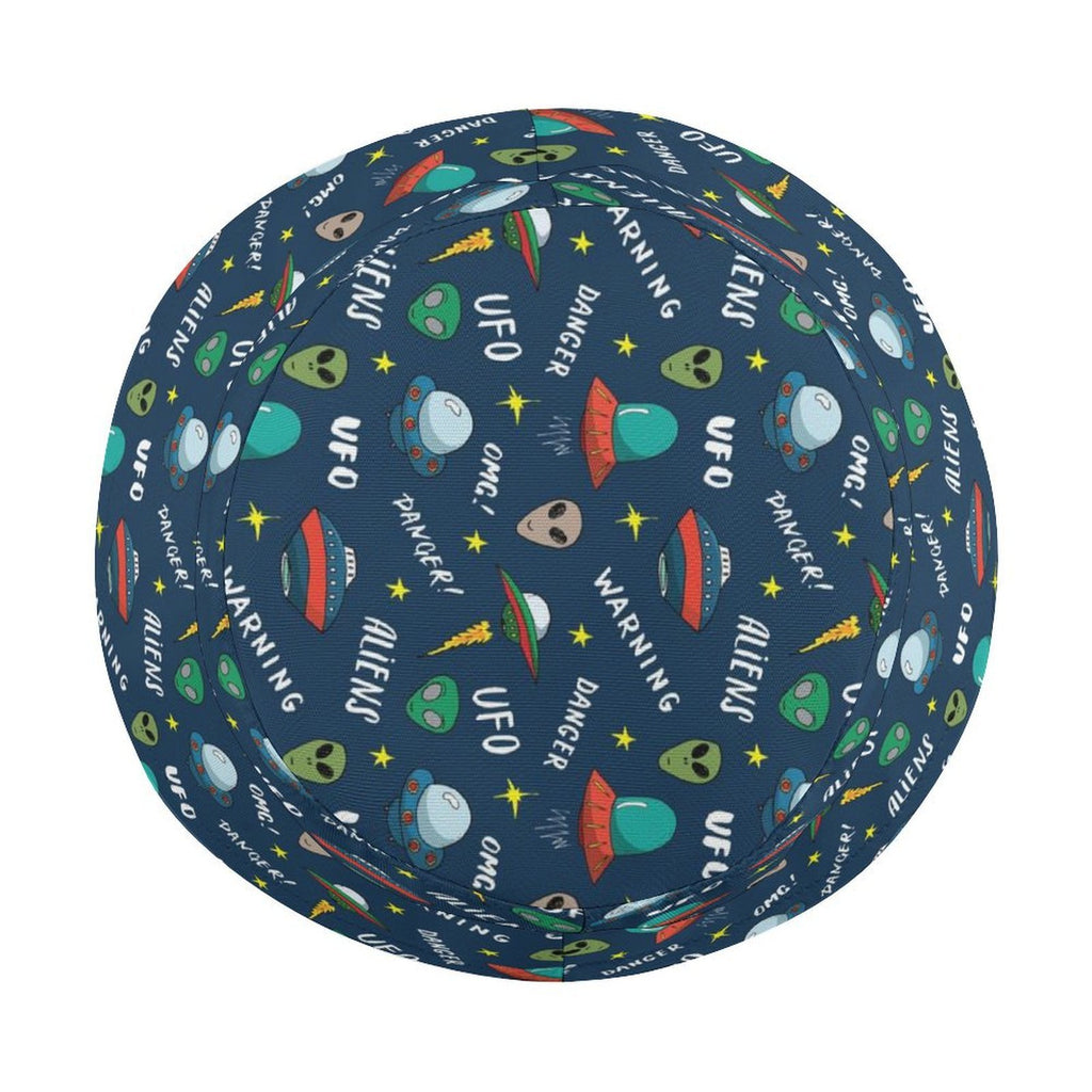 UFO's And Aliens Kids Bucket Hat Kids Bucket Hat Printed Offshore Sci Fi