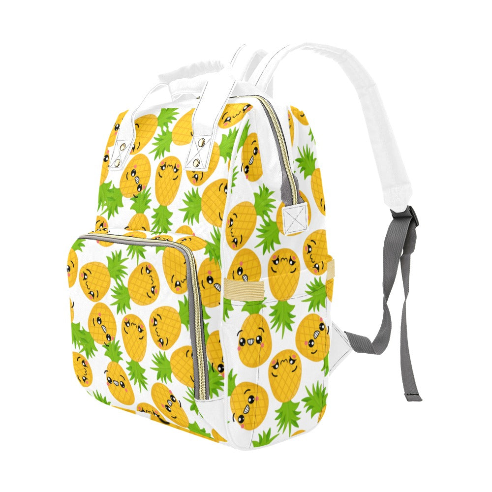 Cool Pineapples - Multi-Function Backpack, Nappy / Diaper Bag