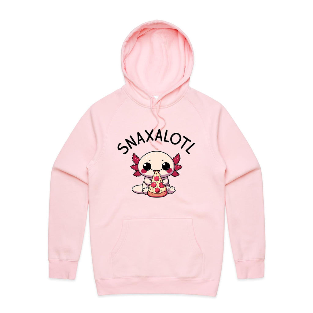 Snaxalotl, Axolotl Pizza - Mens Hoodie