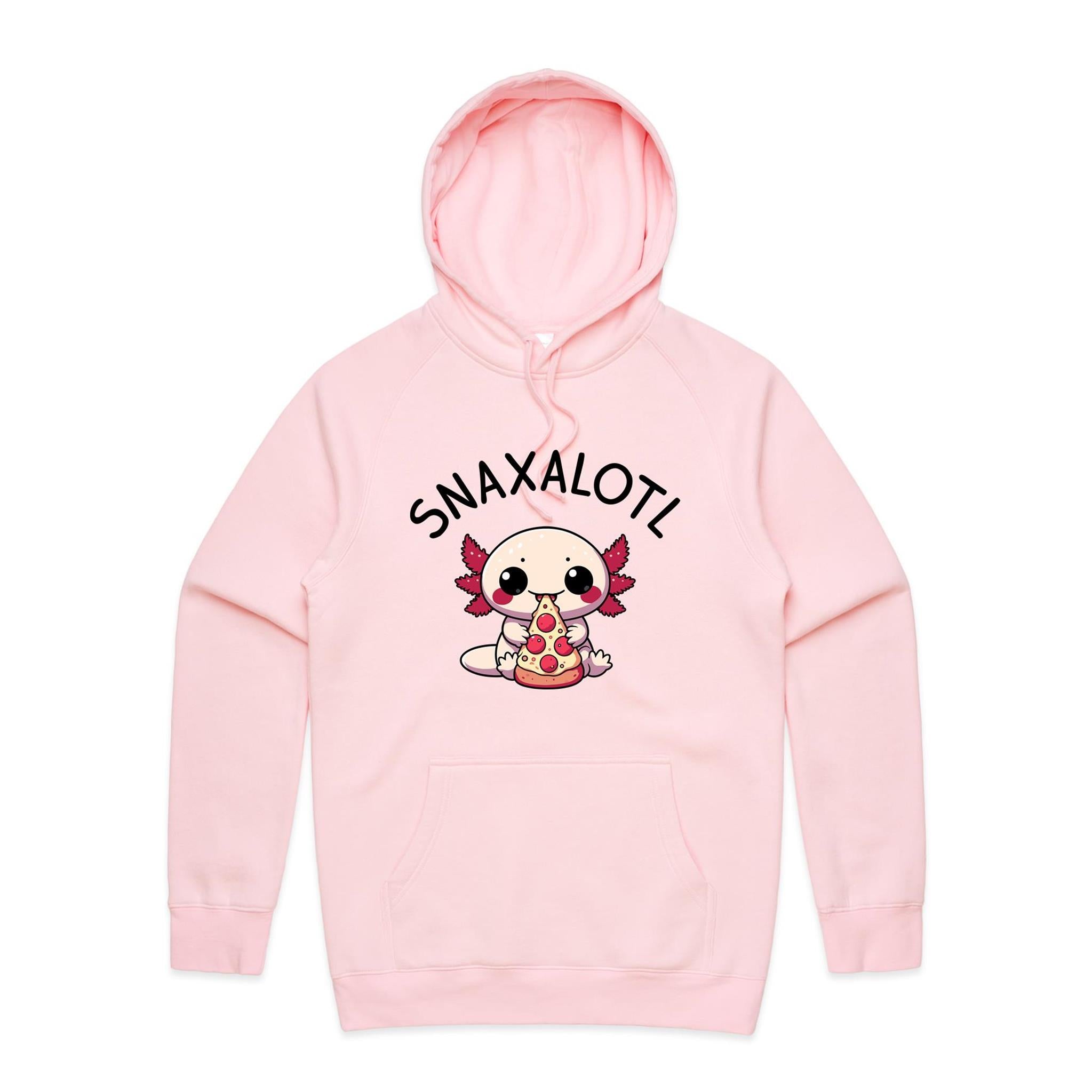 Snaxalotl, Axolotl Pizza - Mens Hoodie