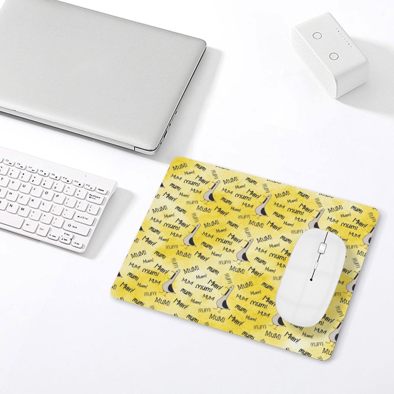 Mum Seagull - Leather Mouse Pad Leather Mouse Pad animal Mum Printed Offshore