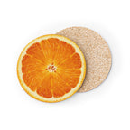 Orange Slice - Round Coasters Round 3.7" x 3.7" 1pc Round Coaster Australian Printer