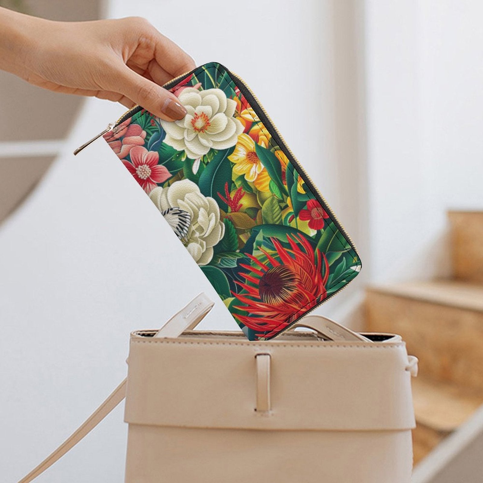 Bright Australian Flowers -  PU Leather Wallet