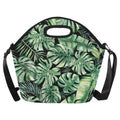 Jungle Leaves - Neoprene Lunch Bag/Large (Model 1669) One Size Neoprene Lunch Bag Plants Printed Offshore