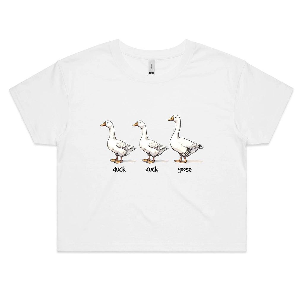 Duck Duck Goose Women's AS Colour Crop Tee