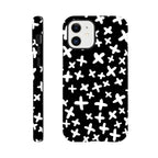 Black And White Crosses - Apple iPhone Tough case iPhone 12 iPhone Tough Case Globally Fulfilled