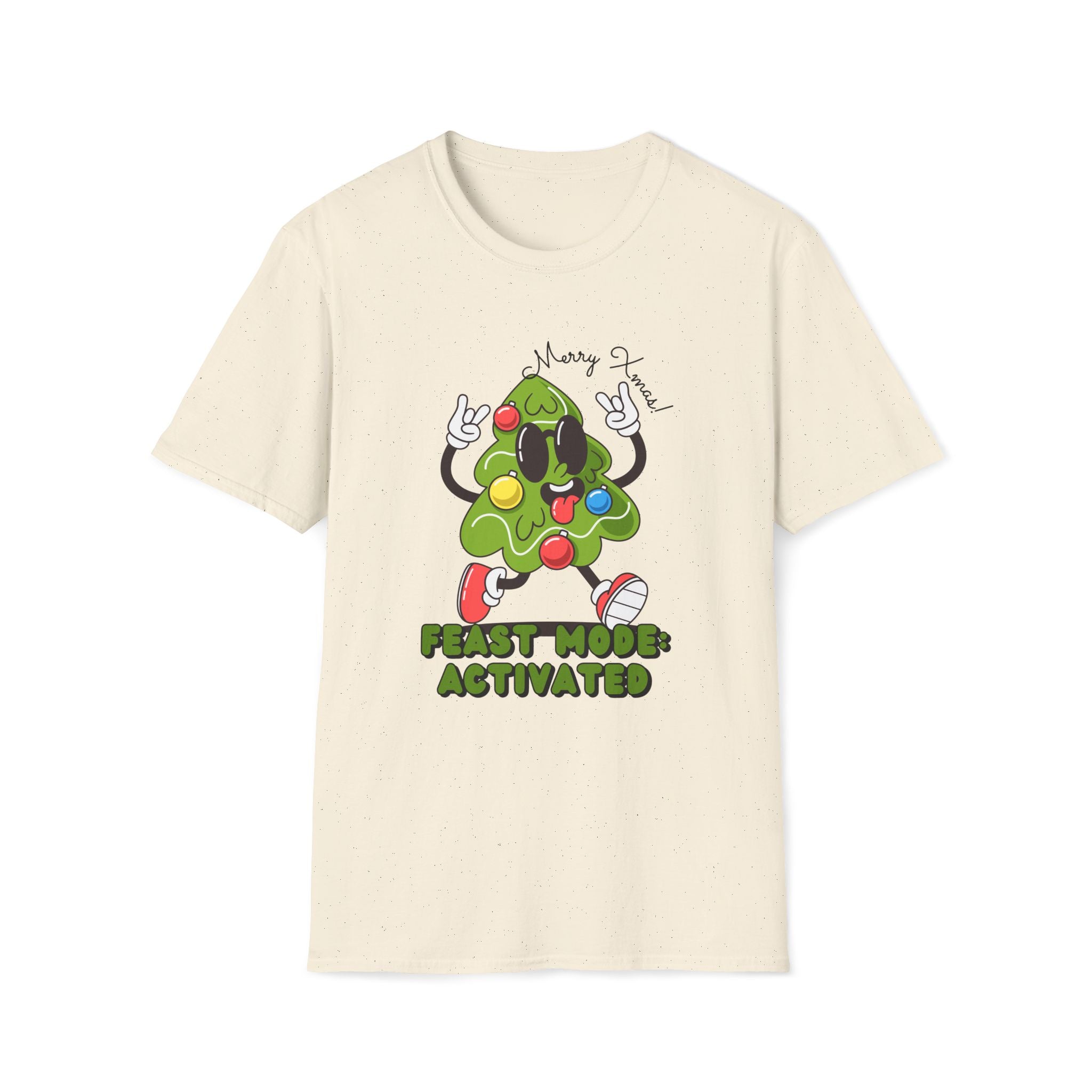 Christmas Feast Mode Activated - Unisex Softstyle T-Shirt