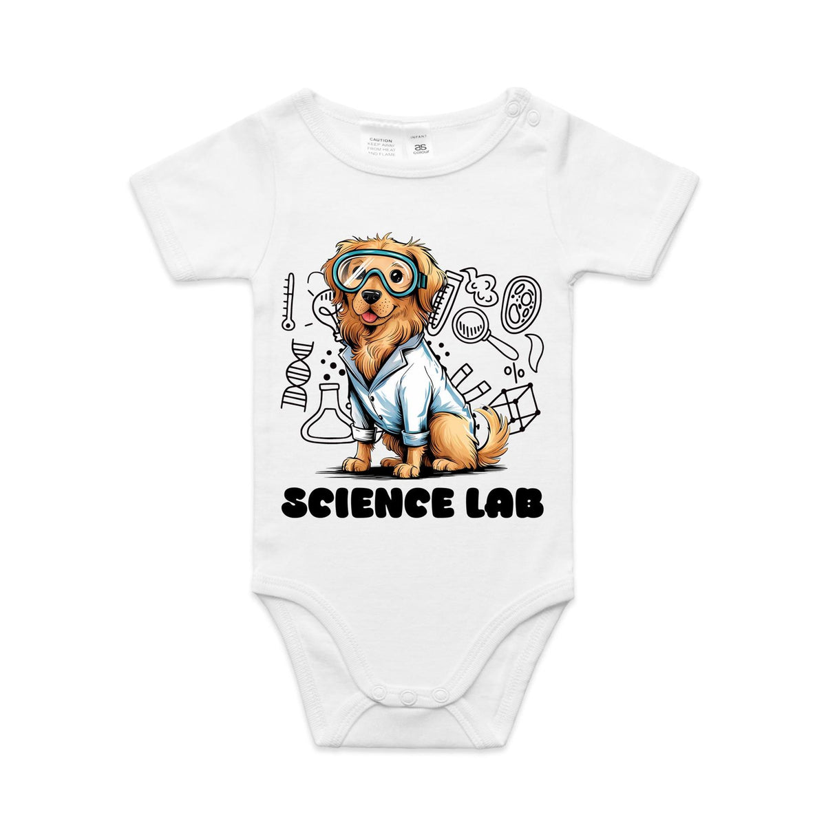 Science Lab AS Colour Baby Bodysuit