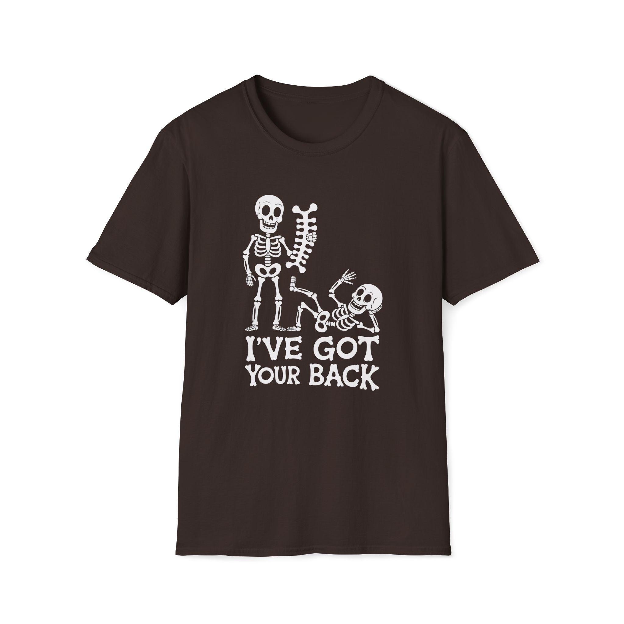 Skeleton, I've Got Your Back - Unisex Softstyle T-Shirt