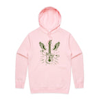 Guitar, Let's Rock - Mens Hoodie Pink Mens Hoodie Music Printed In Australia