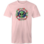 Believe In Yourself, Alien - Mens T-Shirt Pink Mens T-shirt Motivation Positivity Printed In Australia Sci Fi