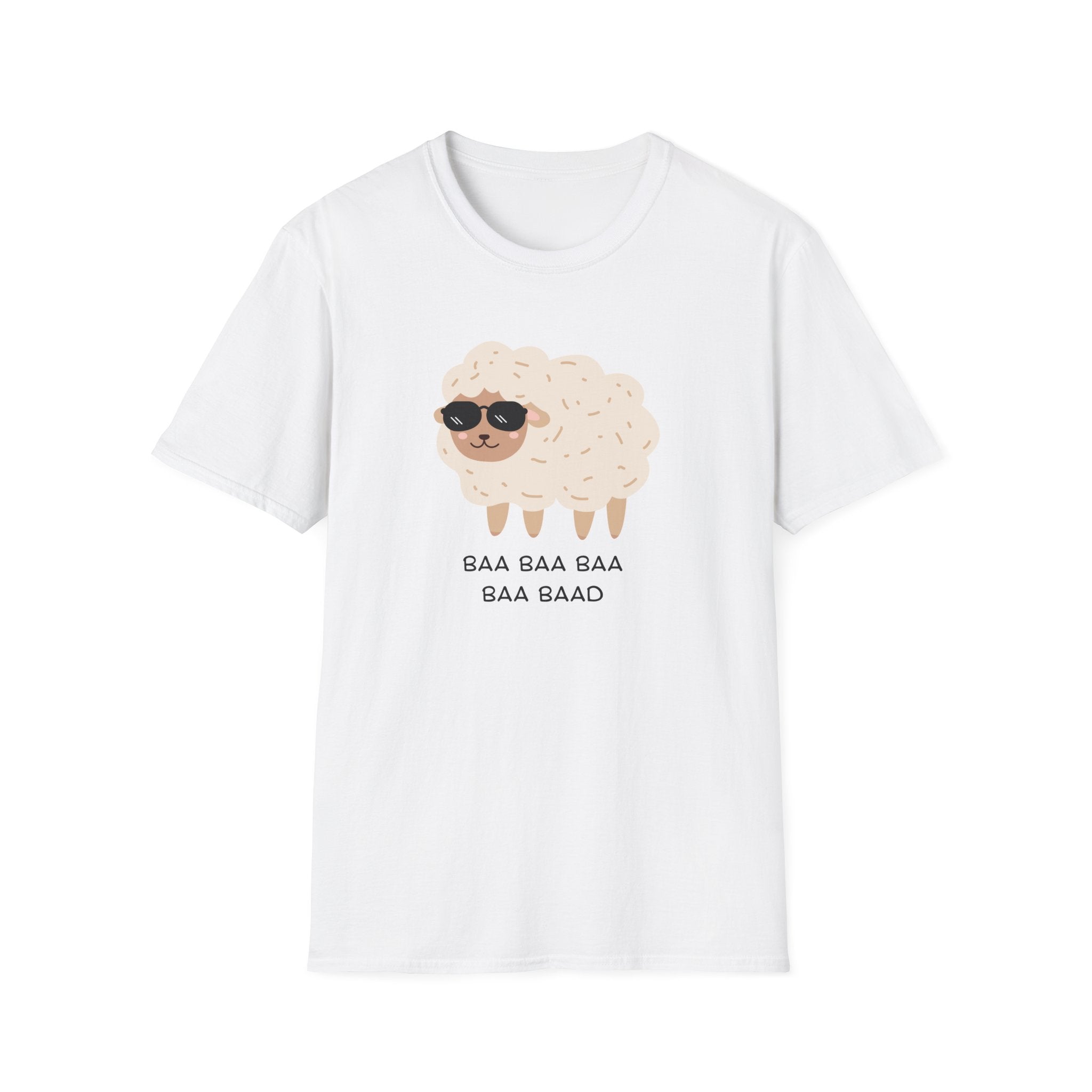 Sheep, Baa Baa Baa Baa Baad - Unisex Softstyle T-Shirt