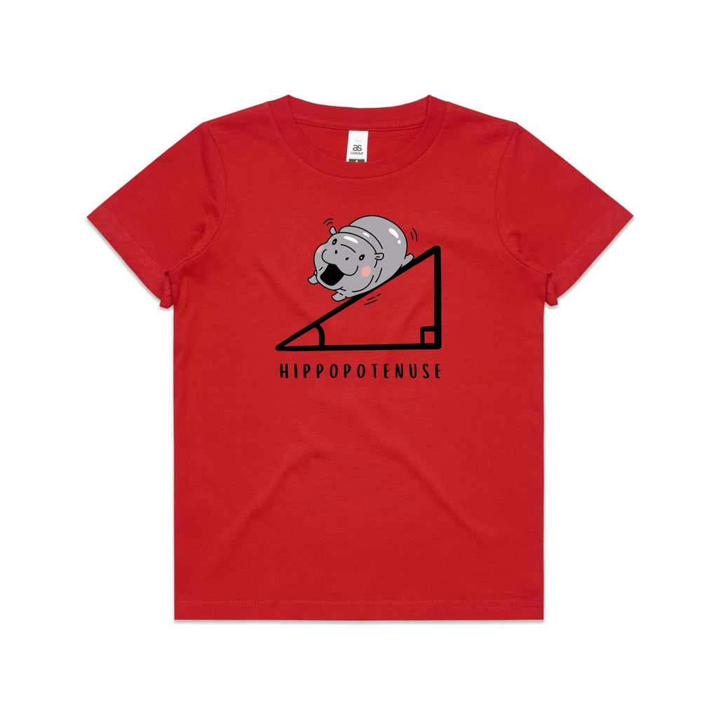 Hippopotenuse Hippo Hypotenuse Kids AS Colour T-shirt