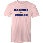 Rocking This DadBod - Mens T-Shirt Pink Mens T-shirt Dad Printed In Australia