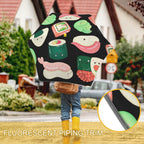 Happy Sushi Kids Safe Round Corner Umbrella Kids Safe Round Corner Umbrella Food Printed Offshore