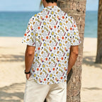 Super Dog Men's Crinkle Hawaiian Shirt