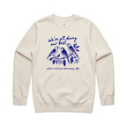Birds, We're All Doing Our Best, Embarrassing tbh AS Colour Stencil Crew Sweatshirt Unisex Ecru Sweatshirt animal Birds Printed In Australia