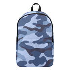 Blue Camouflage - Fabric Backpack