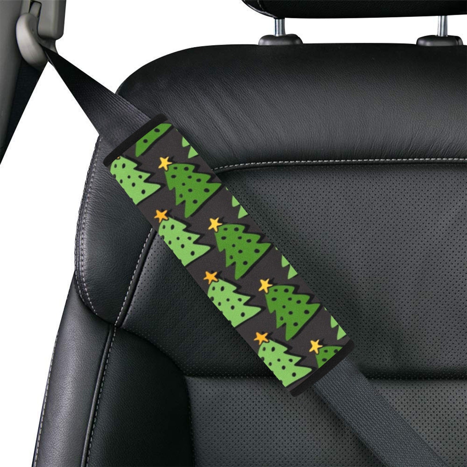Christmas Trees - Car Seat Belt Cover 7''x10'' (Pack of 2) Car Seat Belt Cover 7x10 (Pack of 2) Printed Offshore