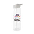 Personalised - Dad Bod On Point - Clear Tritan Water Bottle