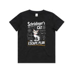 Schrodinger's Cat The Escape Plan Kids AS Colour T-shirt