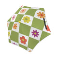 Flower Check Kids Safe Round Corner Umbrella