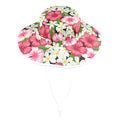 Hibiscus Wide Brim Bucket Hat Wide Brim Bucket Hat Plants Printed Offshore