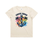 Cruise Squad, Anchor Kids Cruise T-shirt Ecru Kids Cruise T-shirt Cruise Printed In Australia