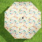 Autumn Leaves - Semi-Automatic Foldable Umbrella (Model U12) Semi-Automatic Foldable Umbrella (U12)