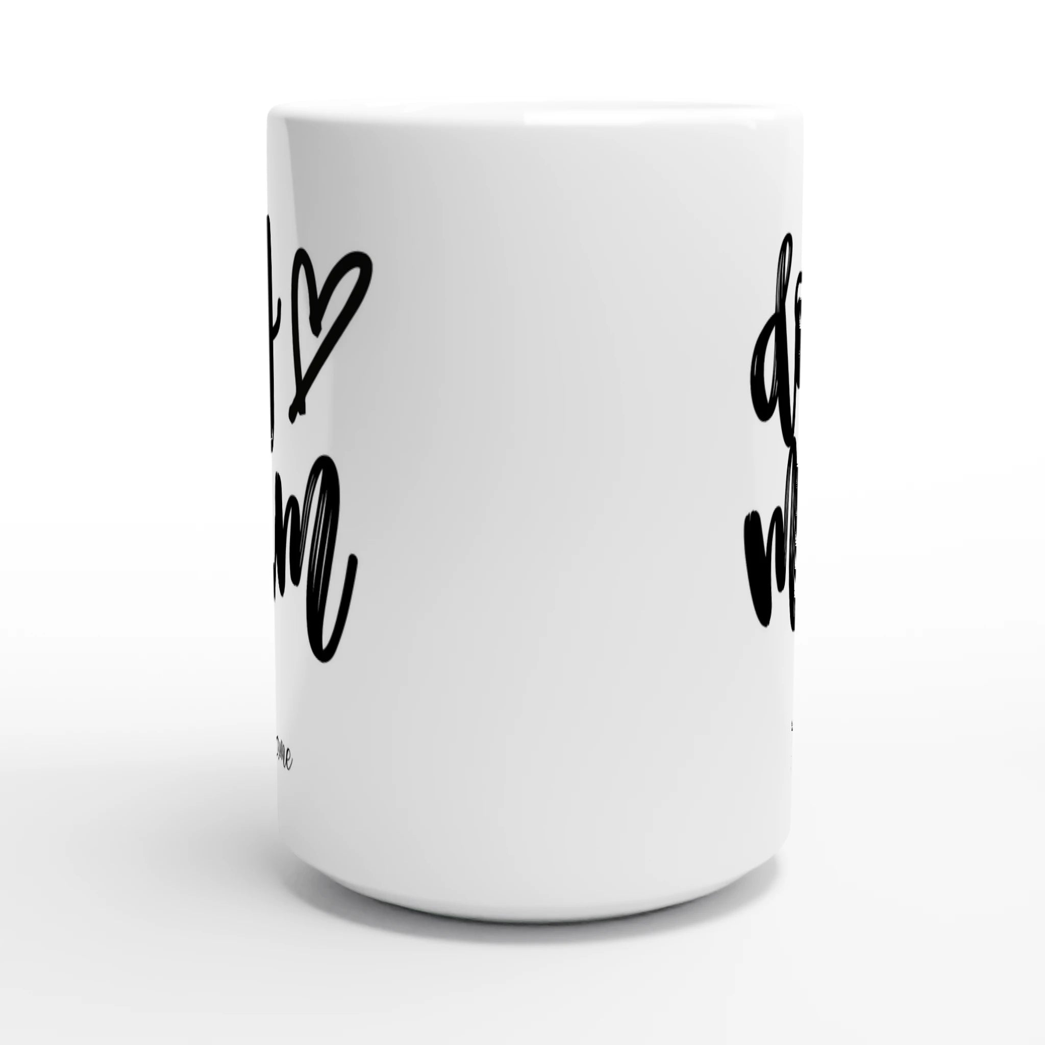 Personalise - Dog Mum - White 15oz Ceramic Mug Personalised 15oz Mug animal customise Globally Fulfilled Mum personalise