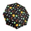 Busy Space Umbrella One Size Umbrella Printed Offshore Space