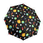 Busy Space - Semi-Automatic Foldable Umbrella (Model U12) One Size Semi-Automatic Foldable Umbrella (U12)