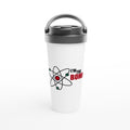 I'm The Bomb, Atom - White 15oz Stainless Steel Travel Mug Default Title Travel Mug Globally Fulfilled Science
