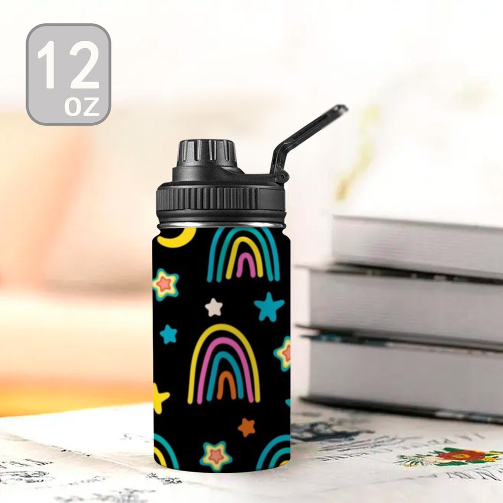Rainbows - Kids Water Bottle with Chug Lid (12 oz) Kids Water Bottle with Chug Lid Printed Offshore