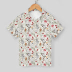 Australian Plants And Animals Kids Cotton Short Sleeve Shirt
