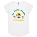 My Daily Moods - Womens Scoop Neck T-Shirt White Womens Scoop Neck T-shirt Printed In Australia