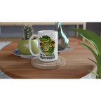 Personalised In A While, Crocodile White 15oz Ceramic Mug Personalised 15oz Mug animal Globally Fulfilled