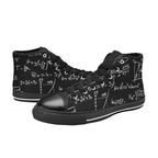Equations - Men's High Top Canvas Shoes