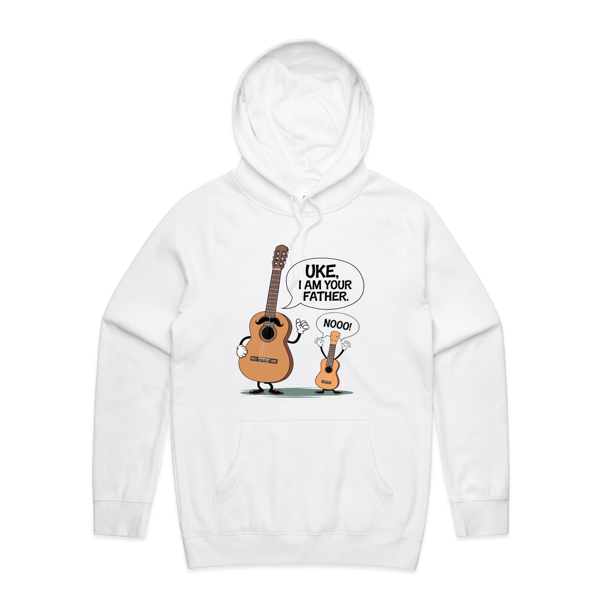 Uke, I Am Your Father, Guitar Ukulele - Mens Hoodie