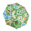 Earth Stickers - Semi-Automatic Foldable Umbrella (Model U12) One Size Semi-Automatic Foldable Umbrella (U12)