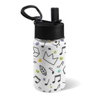 Music Time 12oz Kids Water Bottle with Straw Lid